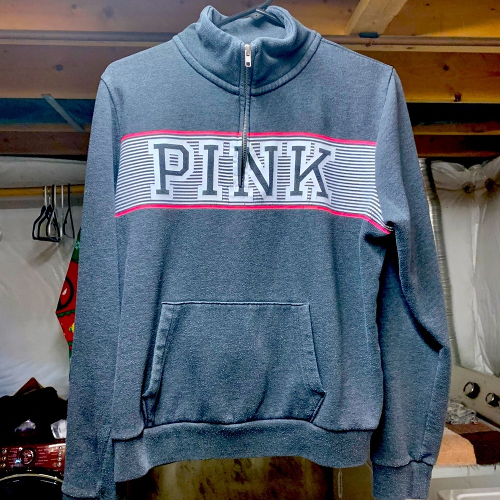 Victoria’s Secret half zip sweatshirt, Lg